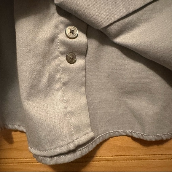 Boy’s Calvin Klein Gray Dress Shirt | Youth Size 14 - Picture 6 of 11
